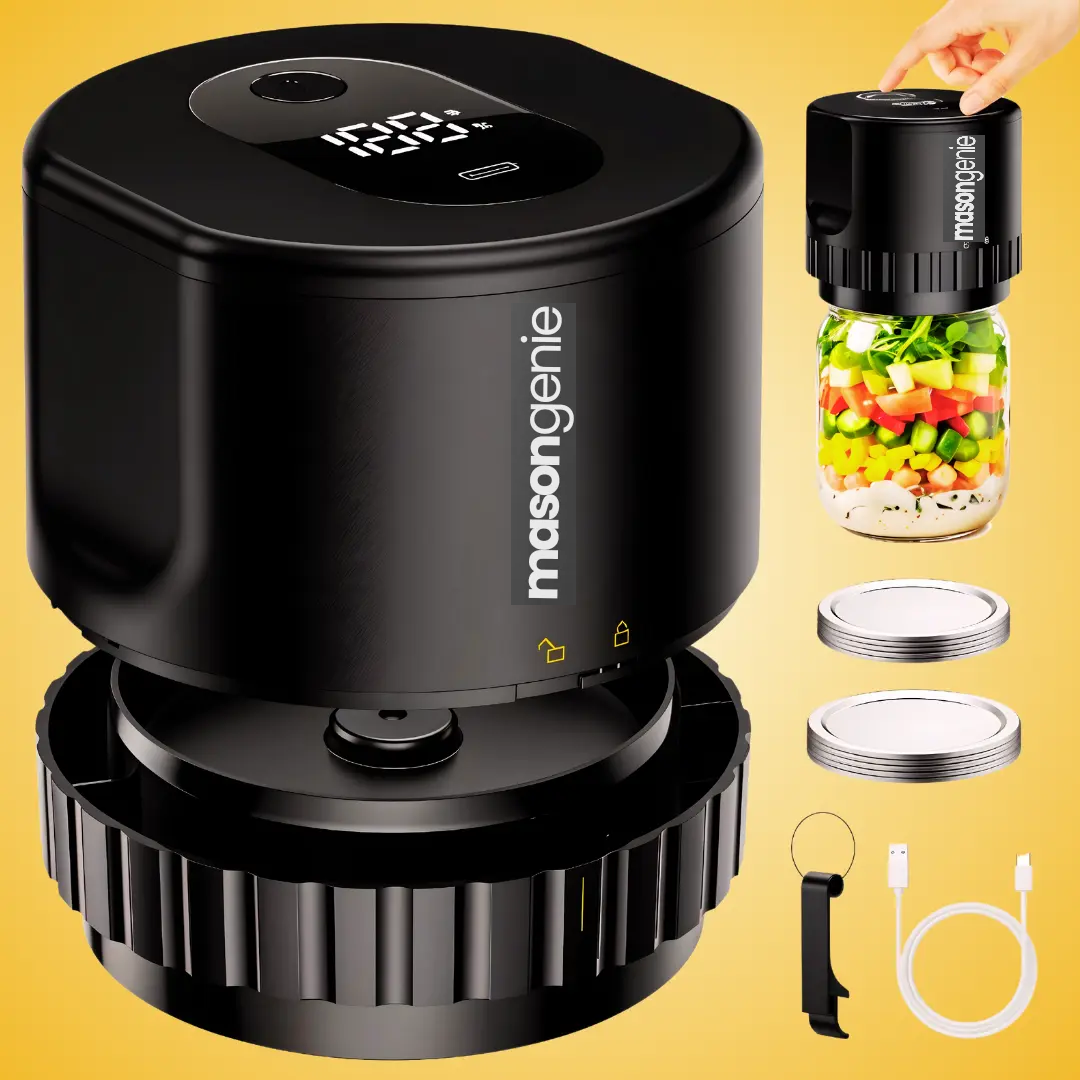 MasonGenie™ Mason Jar Vacuum Sealer Kit